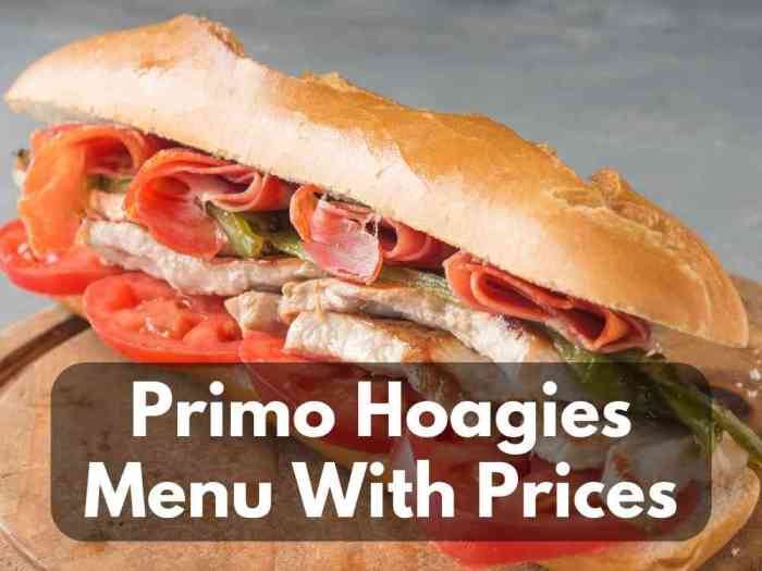 Hoagies primo deal
