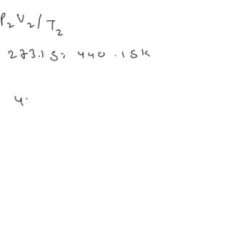 A sample of krypton gas occupies 66.7