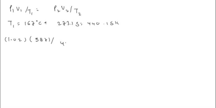 A sample of krypton gas occupies 66.7