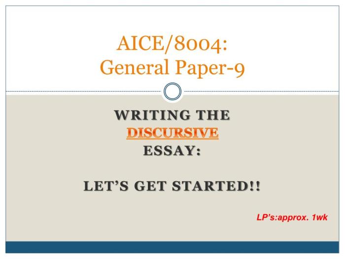 Aice english general paper 1