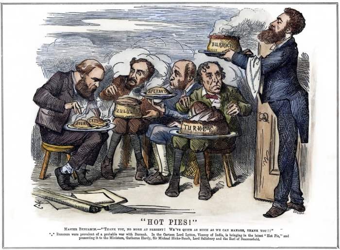 British imperialism in india political cartoon